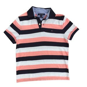 Striped Tommy Hilfiger Short Sleeve Polo